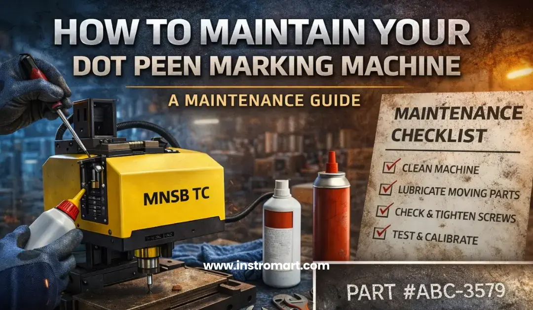 How to Maintain Your Dot Peen Marking Machine
